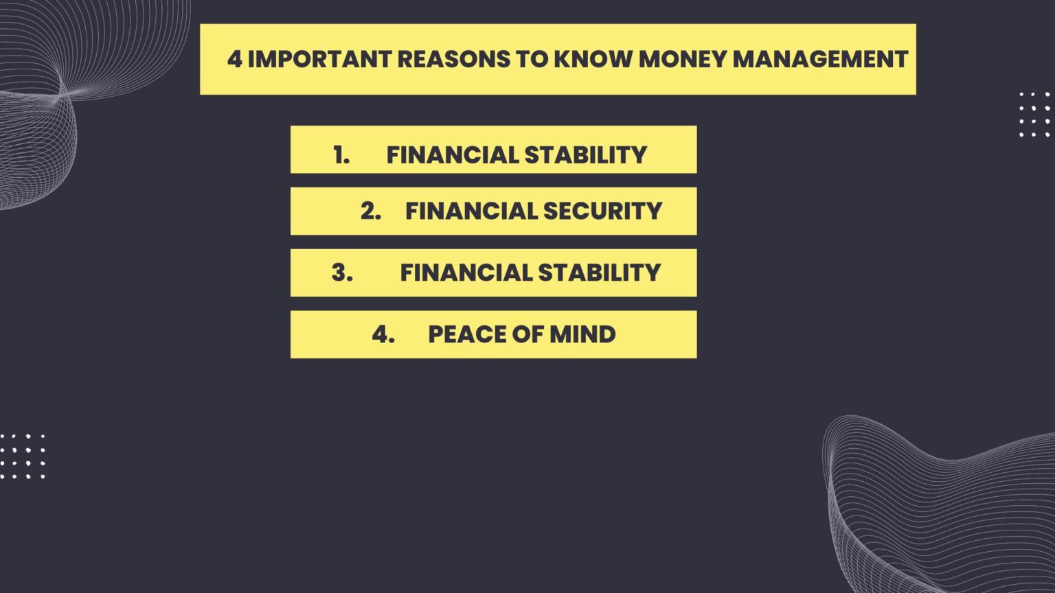 What is Money management? why it is Important FIN2PEACE